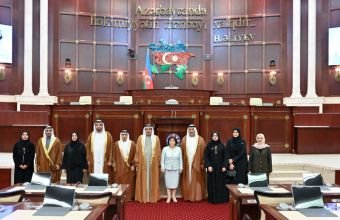 Sahibə Qafarova Birləşmiş Ərəb Əmirlikləri Federal Milli Şurasının sədri ilə görüşüb