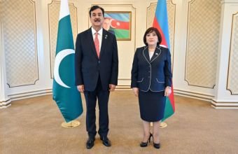 Sahibə Qafarova Pakistan Senatının sədri ilə görüşüb