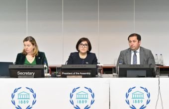 Sahibə Qafarova Parlamentlərarası İttifaqının 151-ci Assambleyasında müzakirələrə sədrlik edib