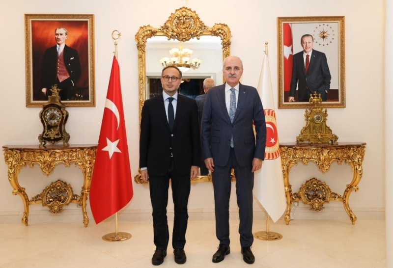 Türkiyə Parlamentinin sədri TÜRKPA-nın Baş katibi ilə görüşüb