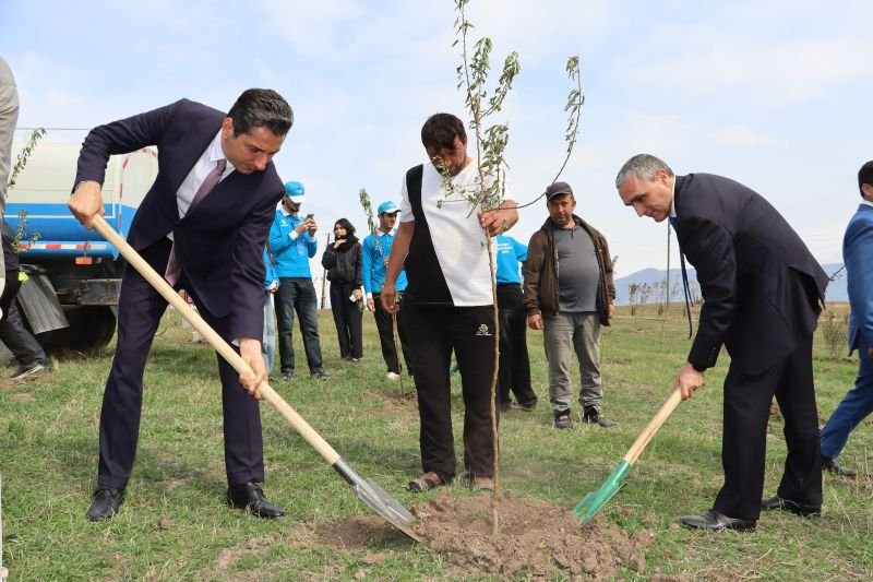 Xocalıda ağacəkmə aksiyası keçirilib -