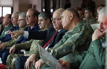 Yaşar Gülər Kərim Vəliyevlə birlikdə "Atəş sərbəst- 2025" təlimini izləyib -