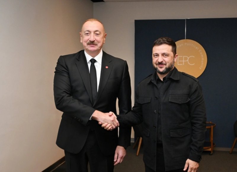 Zelenski: Azərbaycan Prezidenti ilə enerji əməkdaşlığını müzakirə etdik