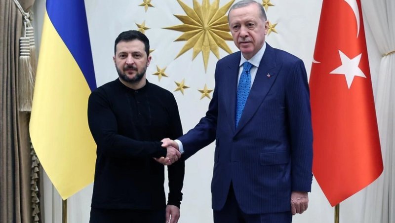 Ankarada Ərdoğanla Zelenskinin görüşü başlayıb