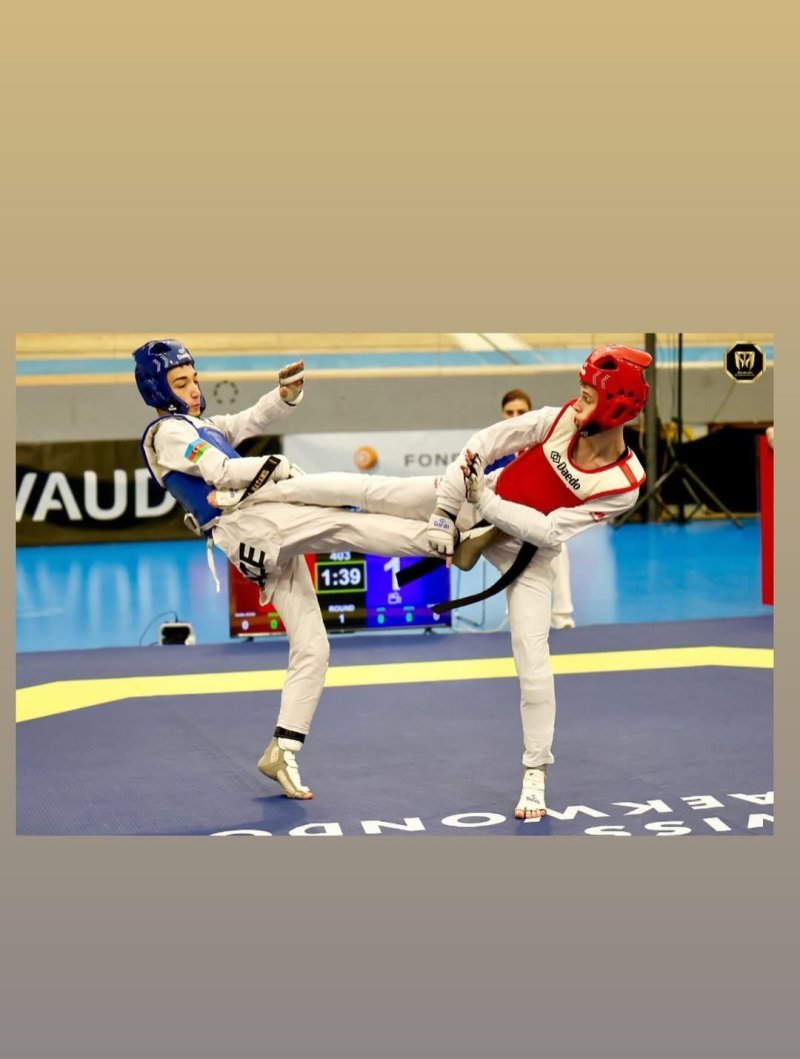 Azərbaycan taekvondoçuları 1 qızıl və 2 bürünc medal qazanıblar