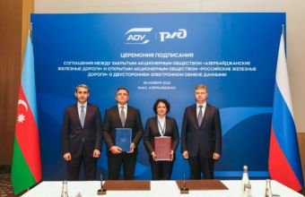 Azərbaycan və Rusiya dəmir yolları məlumatlarının ikitərəfli elektron mübadiləsi haqqında saziş imzalayıb