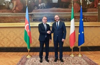 Ceyhun Bayramov Lorenzo Fontana ilə görüşüb