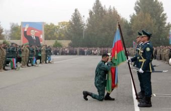 Gənc əsgərlərin andiçmə mərasimi keçirilib -