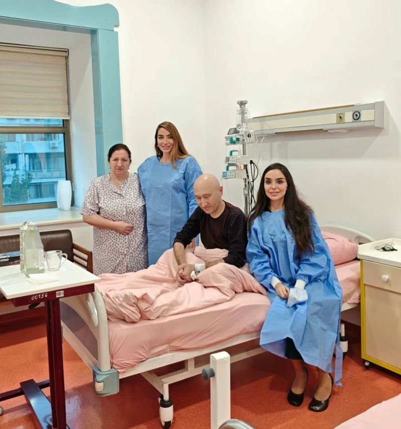 Leyla və Arzu Əliyevalar Talassemiya Mərkəzində olublar