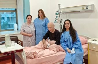 Leyla və Arzu Əliyevalar Talassemiya Mərkəzində olublar