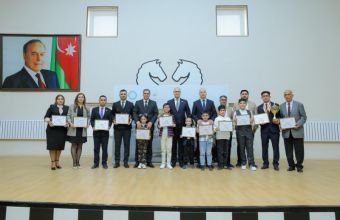 Naxçıvanda beynəlxalq reytinqli şahmat turnirində qalib olan  şahmatçıların mükafatlandırma tədbiri keçirilib -