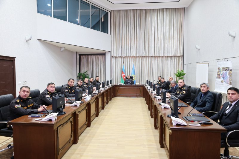 Naxçıvanda FHN komanda-qərargah təlimi keçirib -