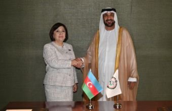 Sahibə Qafarova  Mohamed Alyammahi ilə görüşüb -