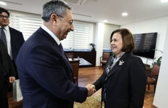 Xələf Xələfov Türkiyə XİN başçısının müavini ilə görüşüb