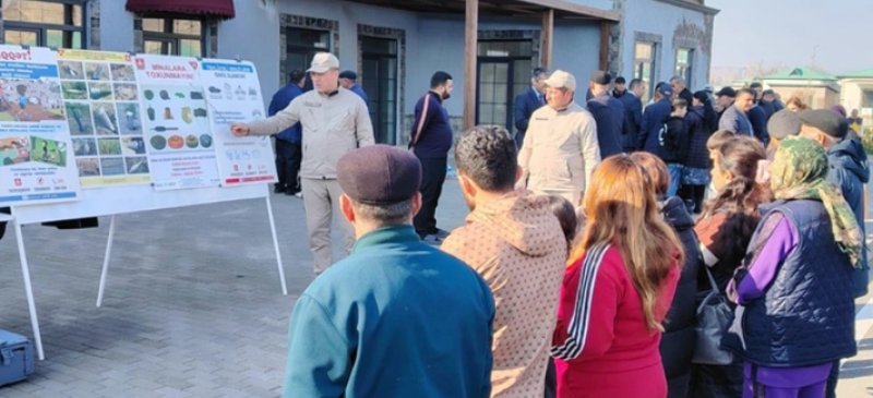 ANAMA Xocalıya köçən sakinlərə maarifləndirmə tədbiri keçib