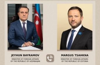 Azərbaycan və Estoniya XİN başçıları arasında telefon danışığı olub