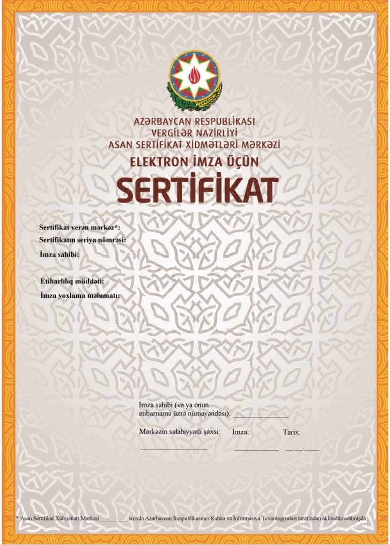 Azərbaycanda 11 ayda 471 minə yaxın "ASAN İmza" sertifikatı verilib