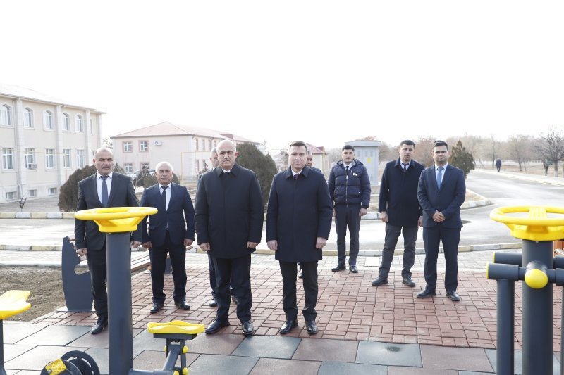 Babək rayonunda açıq hava idman qurğuları istifadəyə verilib -