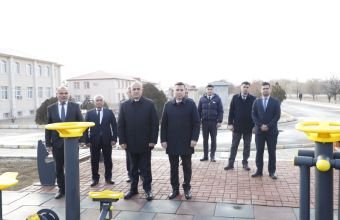 Babək rayonunda açıq hava idman qurğuları istifadəyə verilib -