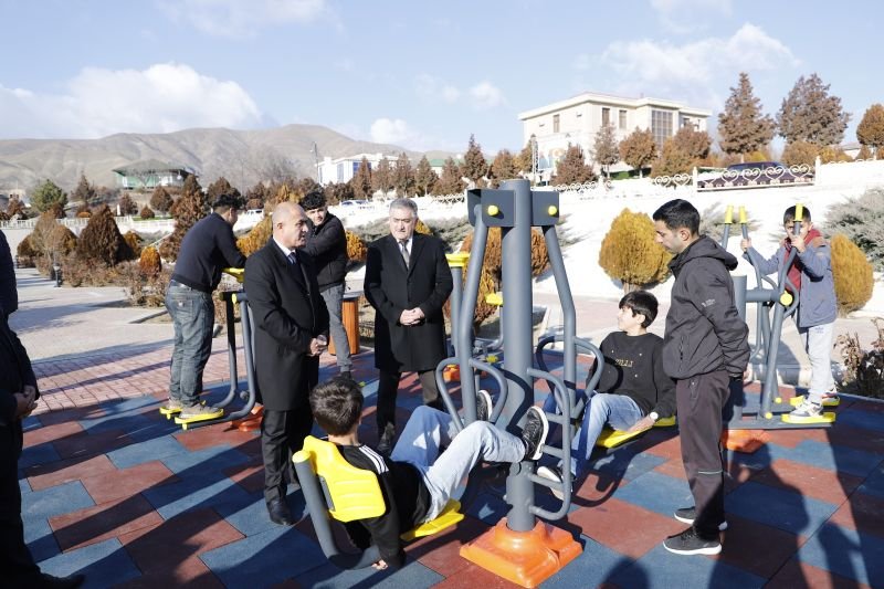 Babək və Şahbuzda açıq hava idman qurğuları istifadəyə verilib -