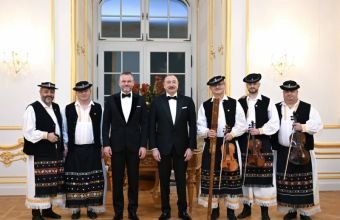 Bratislavada Prezident İlham Əliyevin şərəfinə rəsmi ziyafət verilib -