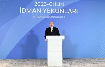 İlham Əliyev 2025-ci ilin idman yekunlarına həsr olunan mərasimdə iştirak edib -