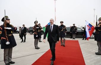İlham Əliyev sosial şəbəkə hesablarında Slovakiya səfərindən paylaşım edib