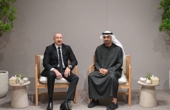 İlham Əliyevin Birləşmiş Ərəb Əmirliklərinin Prezidenti ilə görüşü olub -