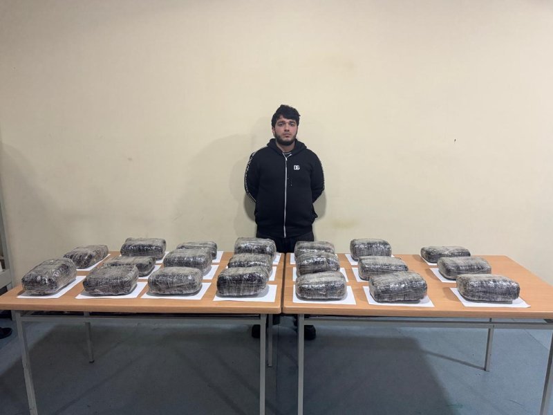 İrandan Azərbaycana külli miqdarda narkotik vasitənin keçirilməsinin qarşısı alınıb