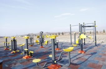 Kəngərli rayon Qıvraq qəsəbəsində açıq hava idman qurğuları istifadəyə verilib