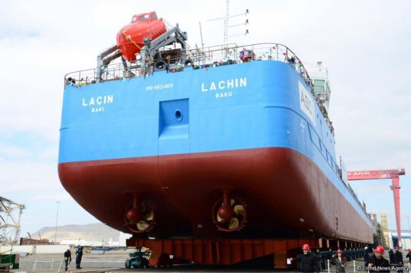 "Laçın" tankeri ilə 464 min tondan çox neft və neft məhsulları daşınıb