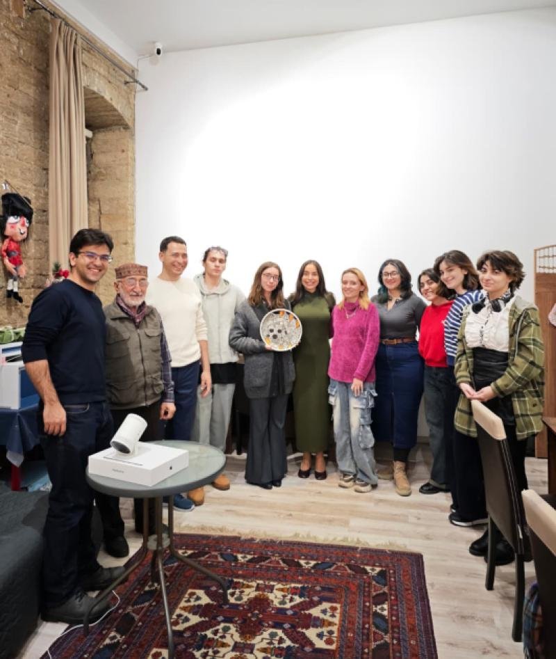 Leyla Əliyeva "ANİMAFİLM Studio"nun qonağı olub