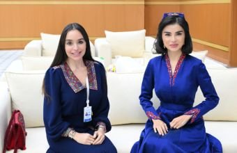 Leyla Əliyeva Özbəkistan Prezidenti Administrasiyasının rəhbəri ilə görüşüb