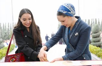 Leyla Əliyeva Türkmənistanda Qayğıya ehtiyacı olan uşaqlara yardım üzrə xeyriyyə Fondunun Avaza filialının açılışında iştirak edib