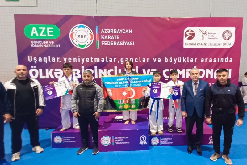 Naxçıvan idmançıları karate üzrə ölkə çempionatında uğur qazanıb -