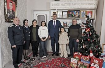 Naxçıvan Muxtar Respublikası Prokurorluğunun əməkdaşları şəhid ailələrini ziyarət ediblər