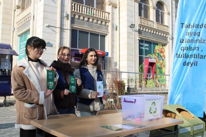 Naxçıvanda “Tullantıları tinglərə dəyiş” aksiyası keçirilib -