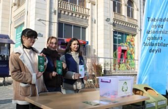 Naxçıvanda “Tullantıları tinglərə dəyiş” aksiyası keçirilib -