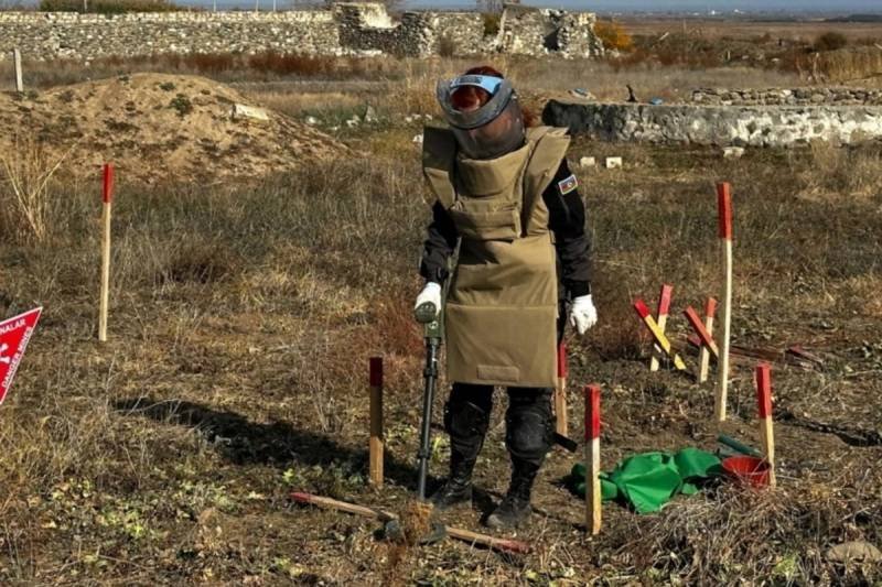 Ötən həftə min hektardan çox ərazi minalardan təmizlənib