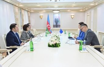 Sahibə Qafarova Aİ-nin Azərbaycandakı nümayəndəliyinin rəhbəri ilə görüşüb