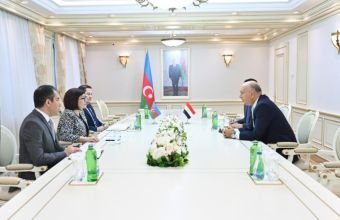 Sahibə Qafarova Misirin ölkəmizdəki səfiri ilə görüşüb