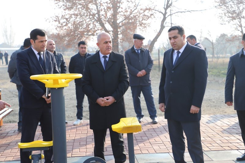 Sədərək rayon Sədərək kəndində açıq hava idman qurğuları istifadəyə verilib -
