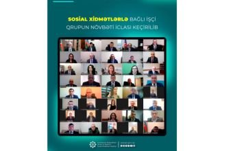 Sosial xidmətlərlə bağlı İşçi qrupun növbəti iclası keçirilib