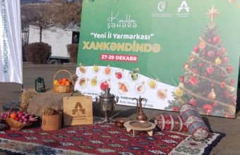 Xankəndidə “Kənddən şəhərə” Yeni il yarmarkası açılıb