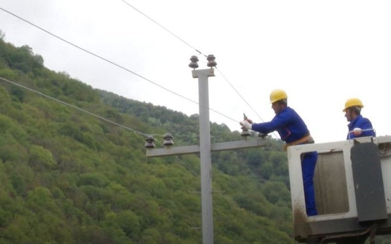 Xocavəndin elektrik şəbəkəsi yenilənir -