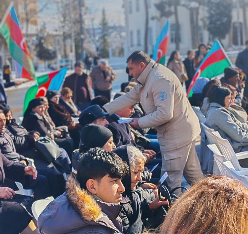 ANAMA Xankəndiyə köçən sakinlərə maarifləndirmə tədbiri keçirib