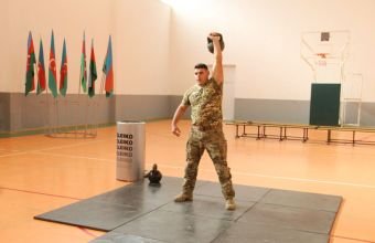 Azərbaycan Ordusunda daşqaldırma birinciliyi keçirilir