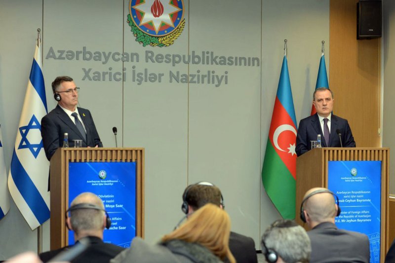 Azərbaycan və İsrail xarici işlər nazirlərinin mətbuat konfransı keçirilir