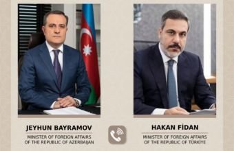 Ceyhun Bayramov ilə Hakan Fidan arasında telefon danışığı olub