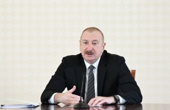 İlham Əliyev: Azad edilmiş ərazilərdə daha iki böyük su anbarının tikintisinə hazırlıq işləri gedir